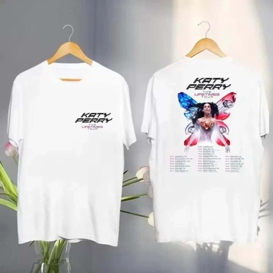 Katy Perry The Lifetime Tour 2025 Double Sided T-Shirt