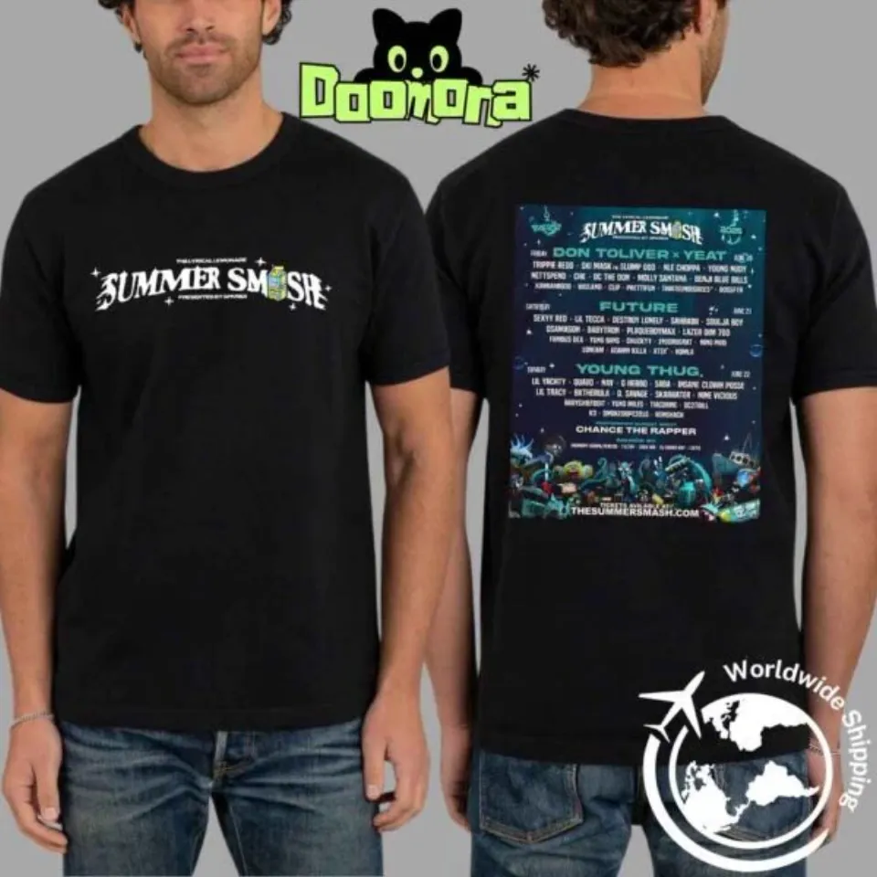 Lyrical Lemonade Summer Smash Festival 2025 Double Sided T-Shirt