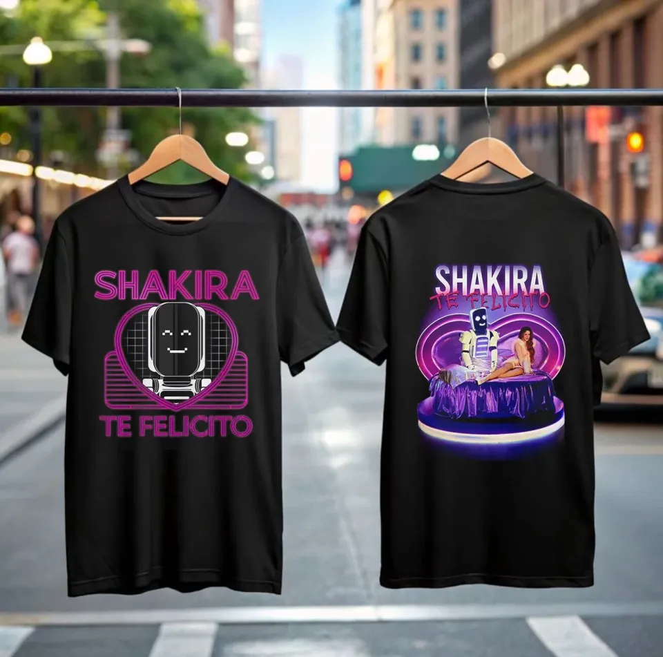 Te Felicito Double-Sided T-Shirt For Men & Women - Gift For Shakira Fans