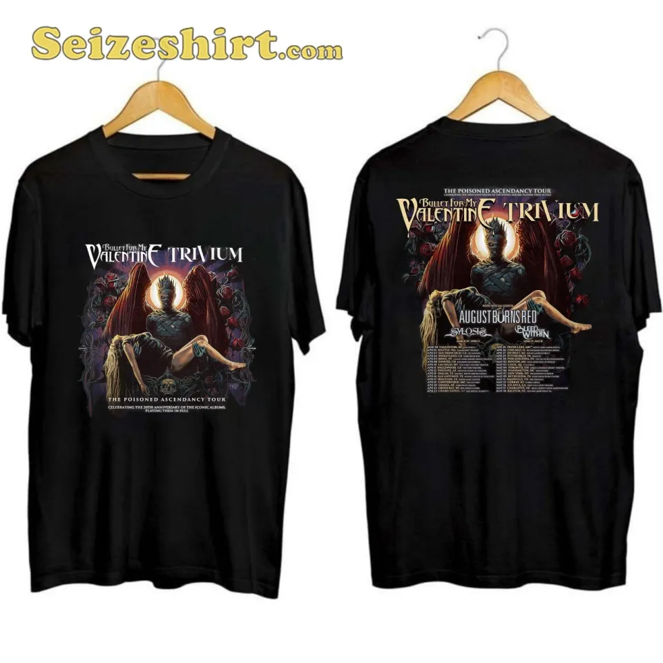 Trivium And Bullet For My Valentine The Poisoned Ascendancy Tour 2025 T-Shirt