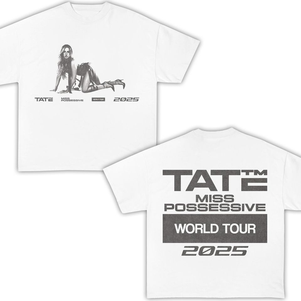 Miss Possessive World Tour 2025 Double Sided T-Shirt