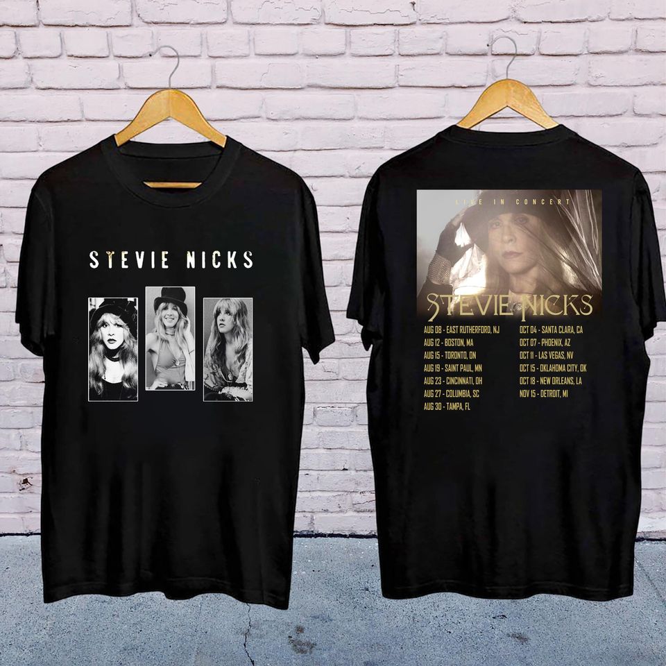 Stevie Nicks 2025 Concert Shirt, 2025 Stevie Nicks Tour T-Shirt, Stevie Nicks Fan Shirt, Stevie Nicks Merch, 90S Vintage Stevie Nicks Shirt