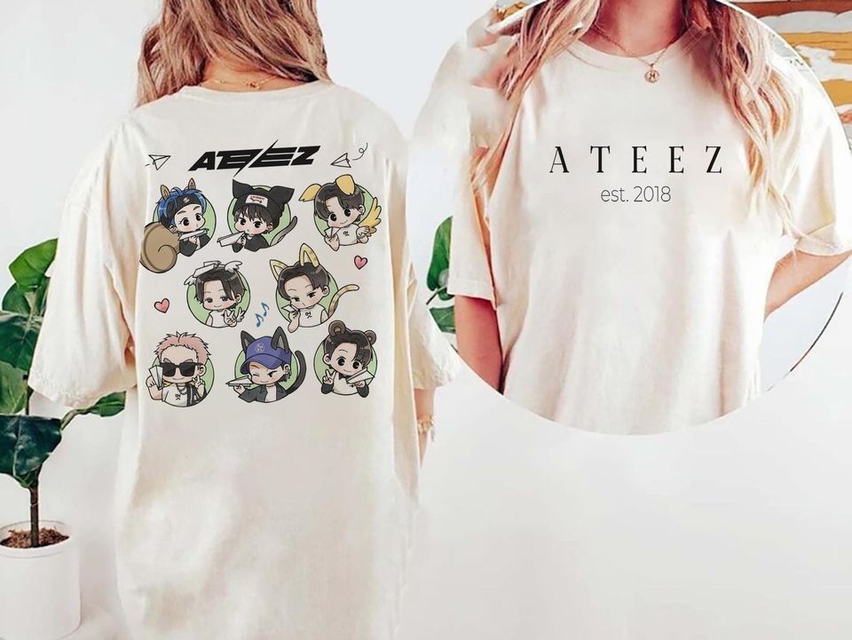 Ateez 2025 World Tour Double Sided T-Shirt