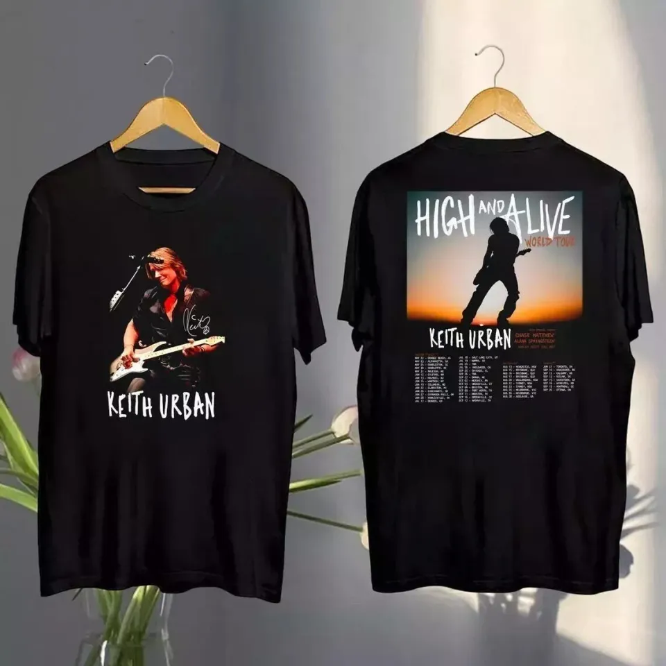 2025 Keith Urban High And Alive Tour Shirt, Keith Urban 2025 Concert Fan Tee