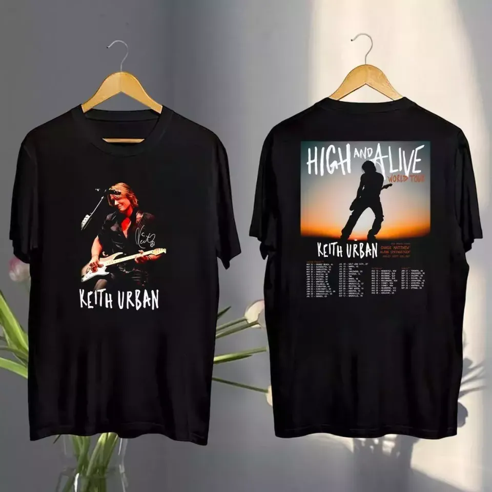 2025 Keith Urban High And Alive Tour Shirt, Keith Urban 2025 Concert Fan Tee