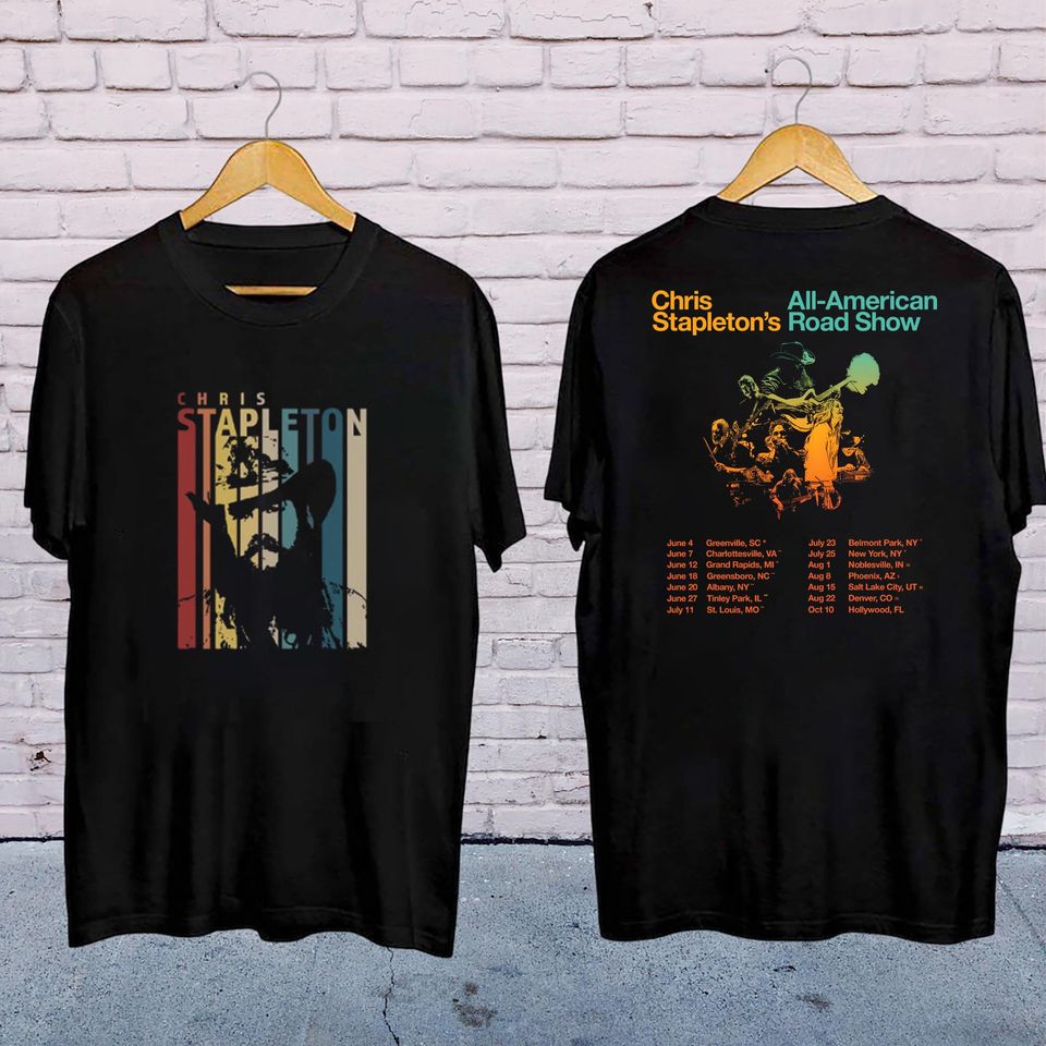 Chris Stapleton 90S Vintage Shirt, 2025 Chris Stapleton All-American Road Tour Shirt, Chris Stapleton Fan Gifts, Chris Stapleton Country Tee
