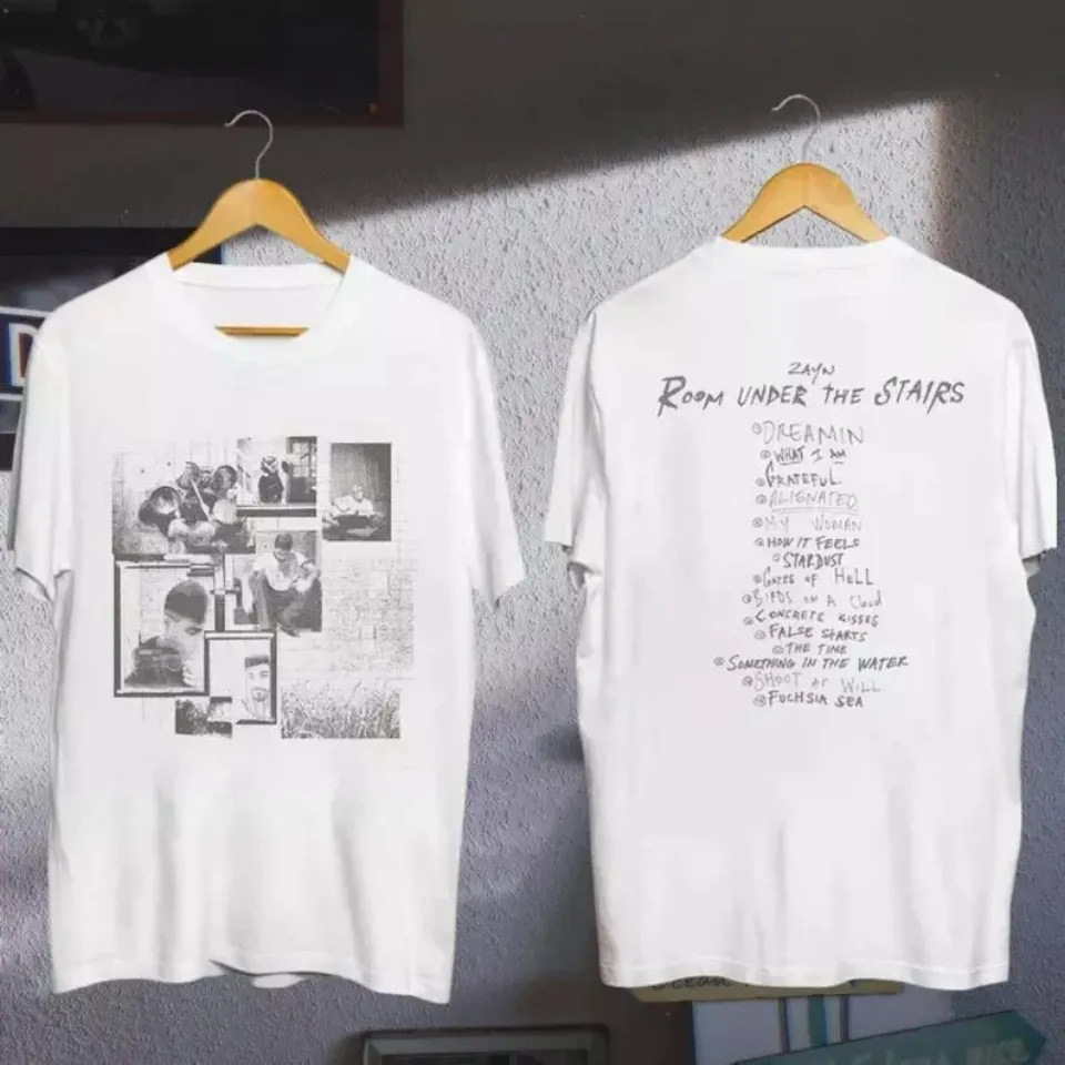 Room Under The Stairs Tracklist T-Shirt, Zayn Fan Gifts, Zayn Concert, Zayn Tour
