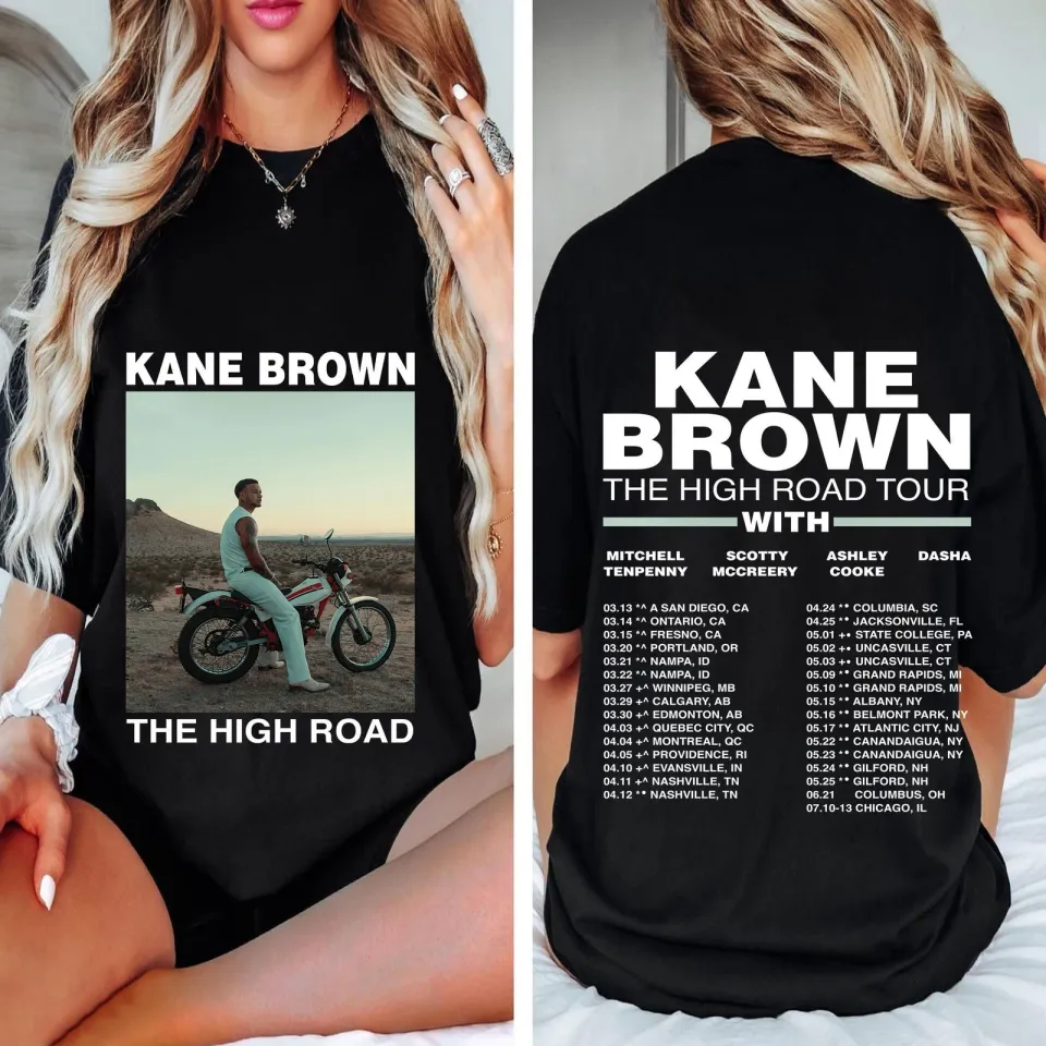 2025 Kane Brown The High Road Tour Shirt Kane Brown 2025 Concer