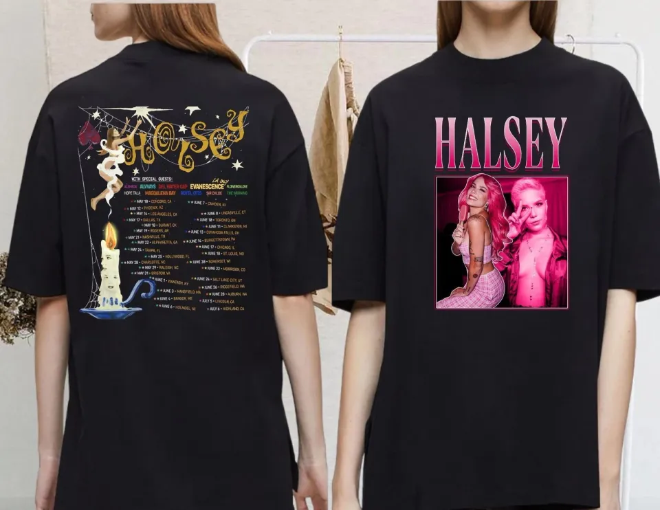 Halsey Concert Graphic Tee Halsey For My Last Trick The Tour 2025 Shirt