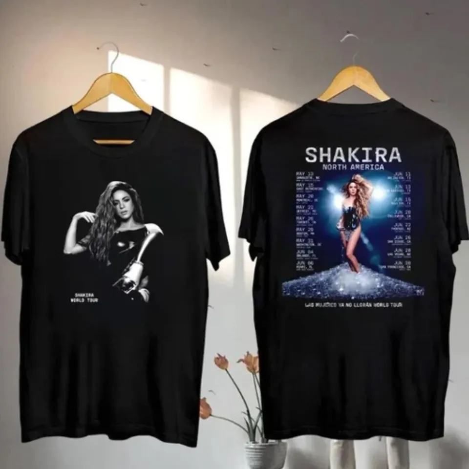 Shakira 2025 World Tour Double Sided Concert T-Shirt