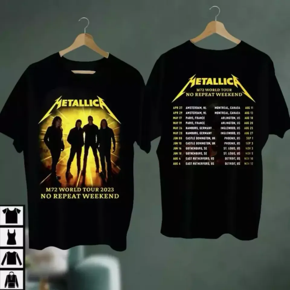 Metallica 2023 Tour Shirt, Metallica 72 Seasons 2023 ?2024 World Tour T-Shirt