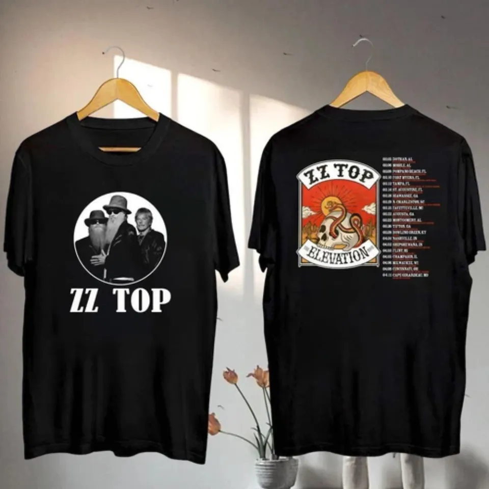 Zz Top The Elevation Tour 2025 Shirt Zz Top Band 2025 Concert Zz Top Fan Gift