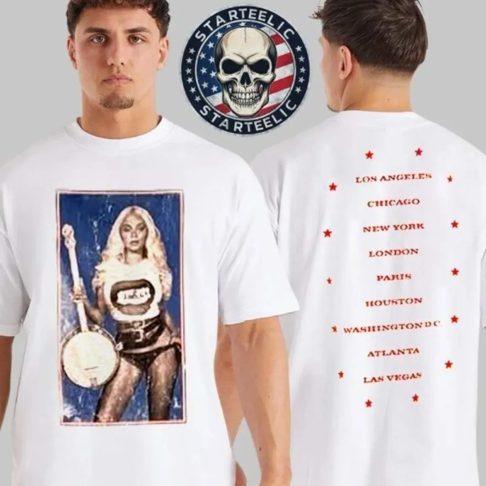 Beyonce Cowboy Carter Tour Tee - Los Angeles 2025 Schedule