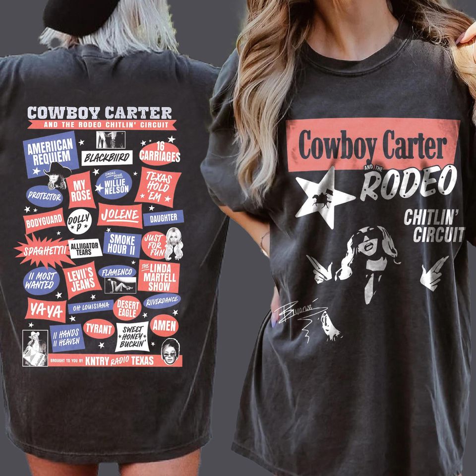 Beyonc Rodeo Chitlin Circuit Tour 2025 T-Shirt, Cowboy Carter Graphic Tee, Retro Unisex Shirt, Gifts For Her