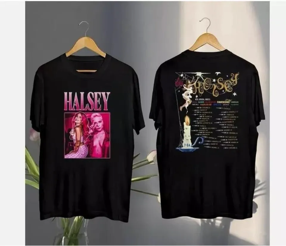 New Halsey Concert Graphic Tee Halsey For My Last Trick The Tour 2025 Shirt