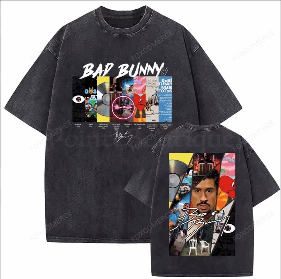 Retro Bad Bunny Vintage Tour T-Shirt