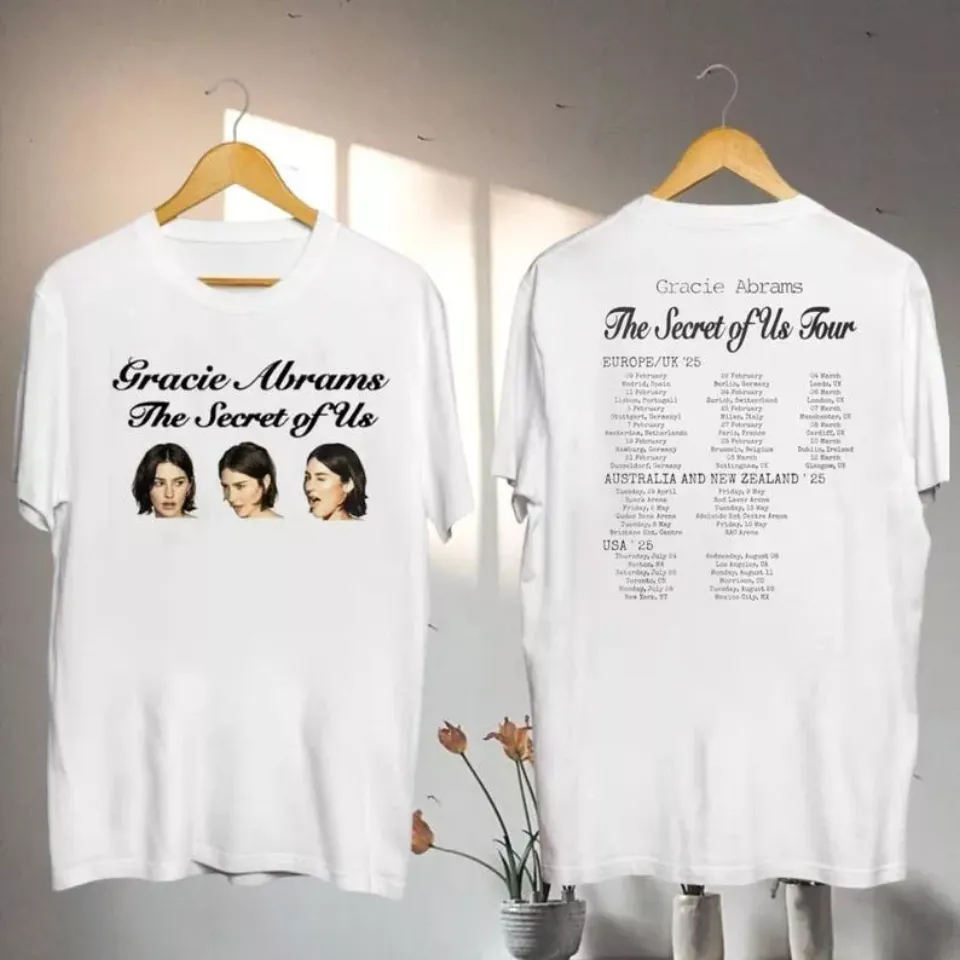 2025 Gracie Abrams The Secret Of Us Tour T-Shirt
