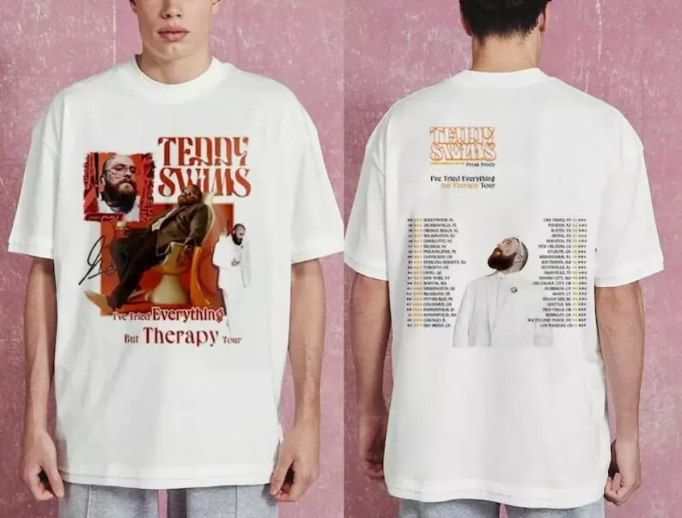 2025 Teddy Swims I'Ve Tried Everything But Therapy Tour Shirt