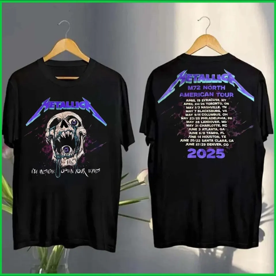 Metallica M72 Tour 2025 Skull T-Shirt