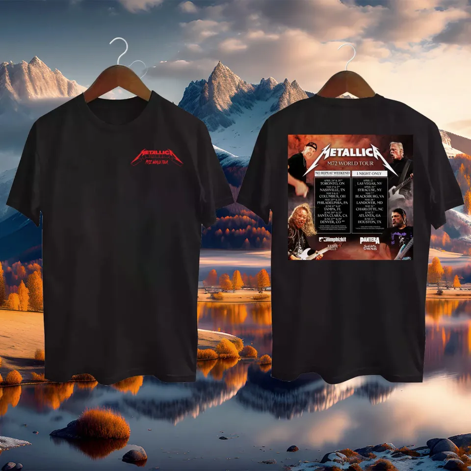 Metallica M72 Schedule World Tour Extends Into 2025 T-Shirt