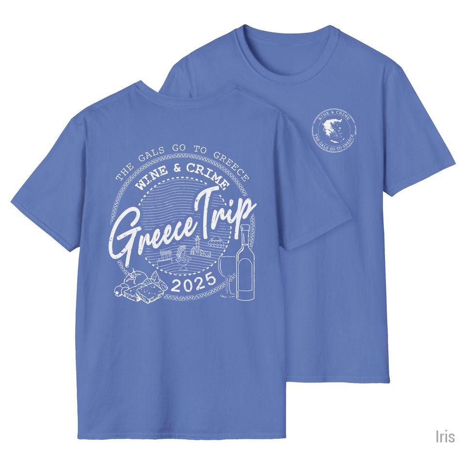 Greece Trip Unisex Double Sided T-Shirt, Travel & Vacation Tee 2025
