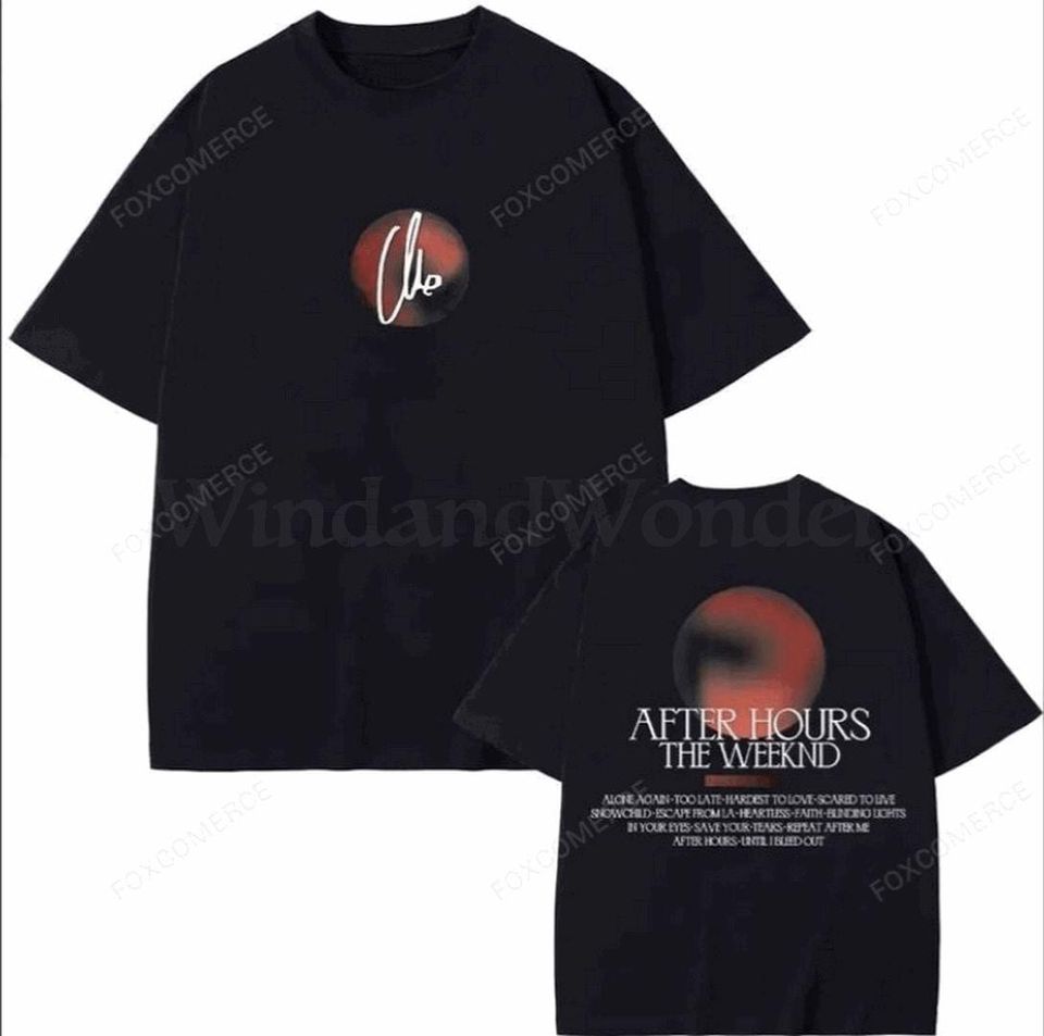 2025 Weeknds After Hours Double Sided Graphic T-Shirt