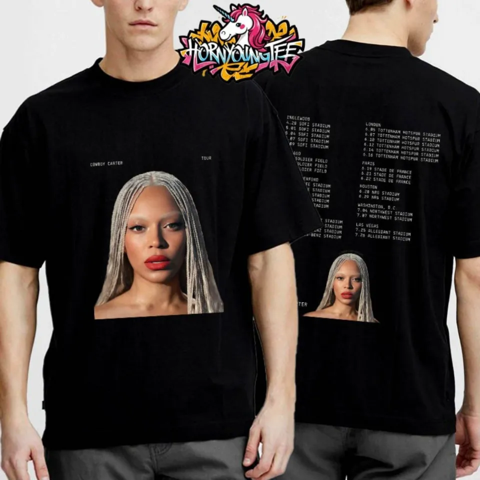 Beyonce Cowboy Carter Tour 2025 Schedule Cities T-Shirt