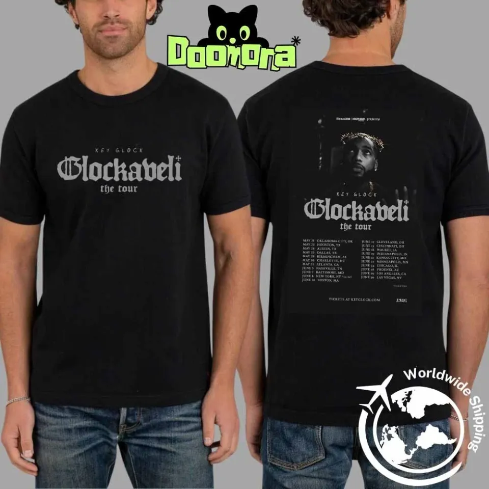 Key Glock 2025 Glockaveli Tour Double Sided Classic T-Shirt