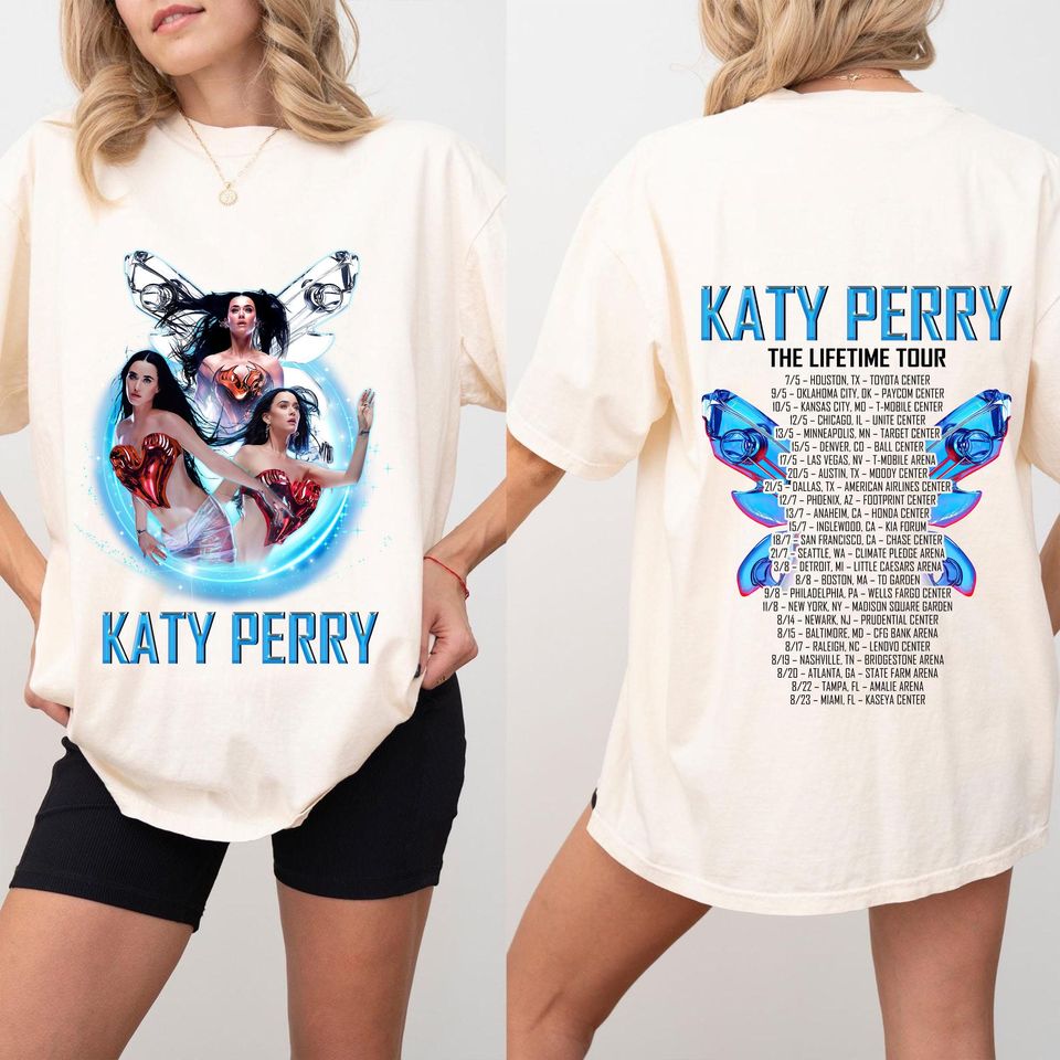Katy Perry 2025 Concert, Katy Perry The Lifetime Tour T-Shirt,Gift For Fan