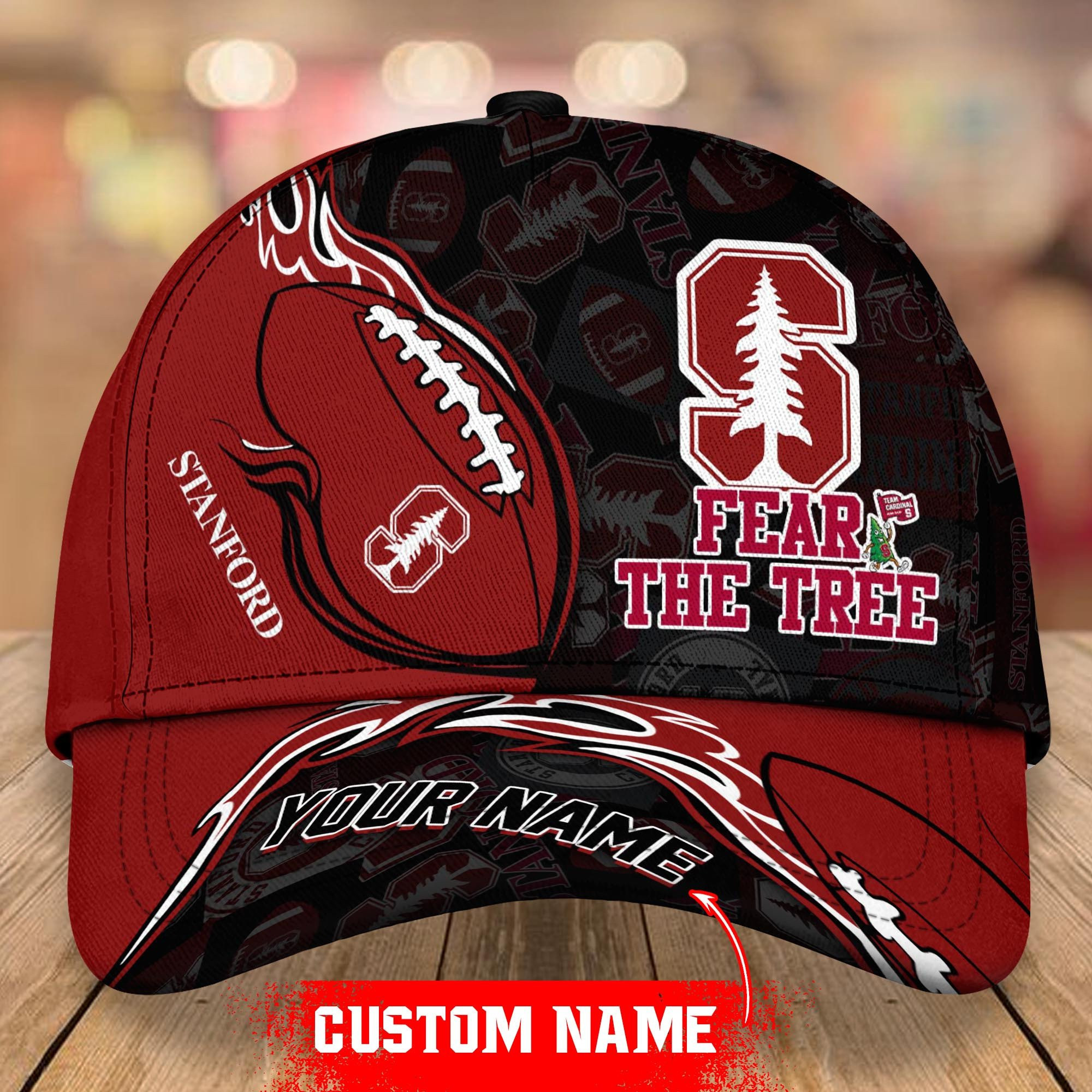 NCAA Stanford Cardinal Personalized Cap Custom Name For Fan