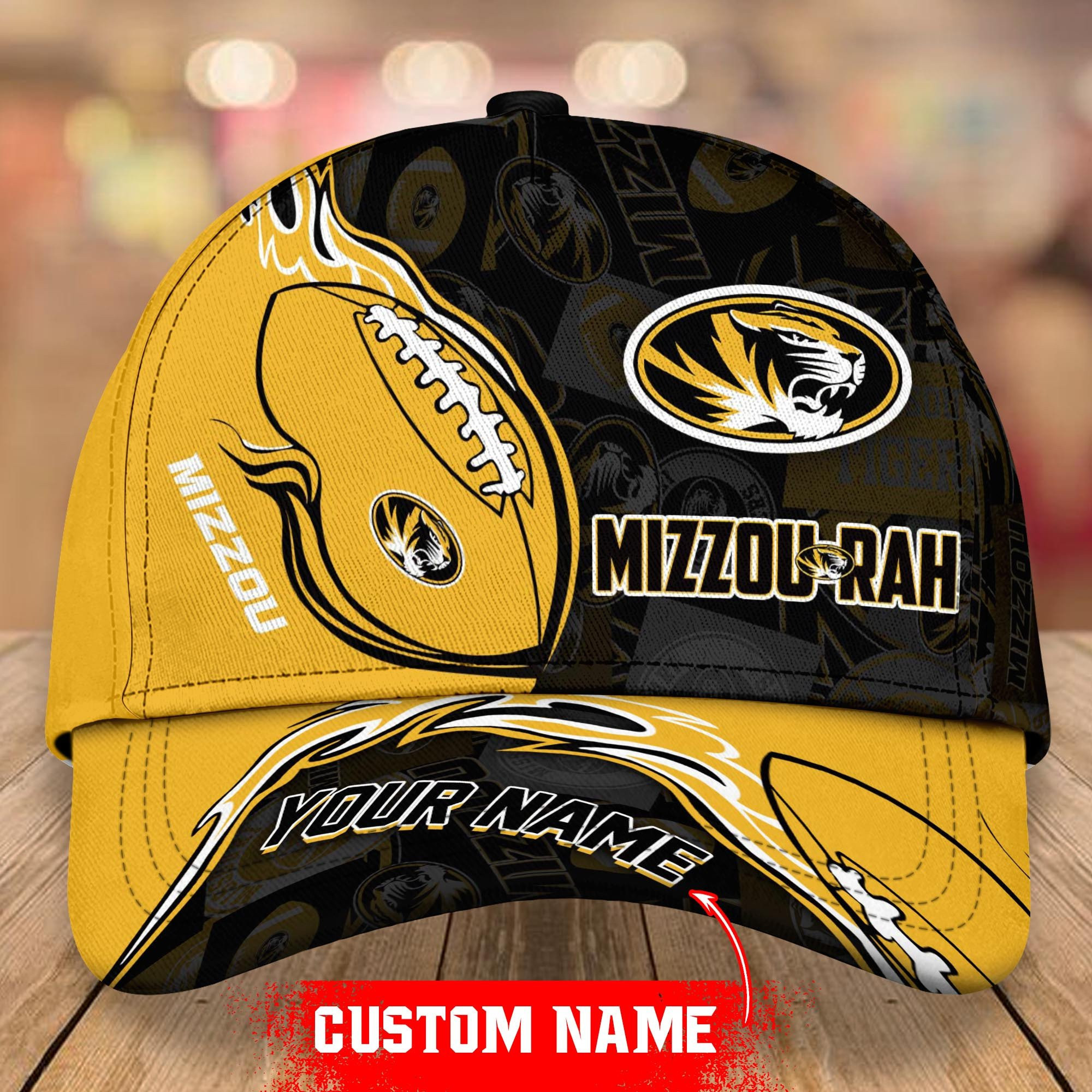 NCAA Missouri Tigers Personalized Cap Custom Name For Fan