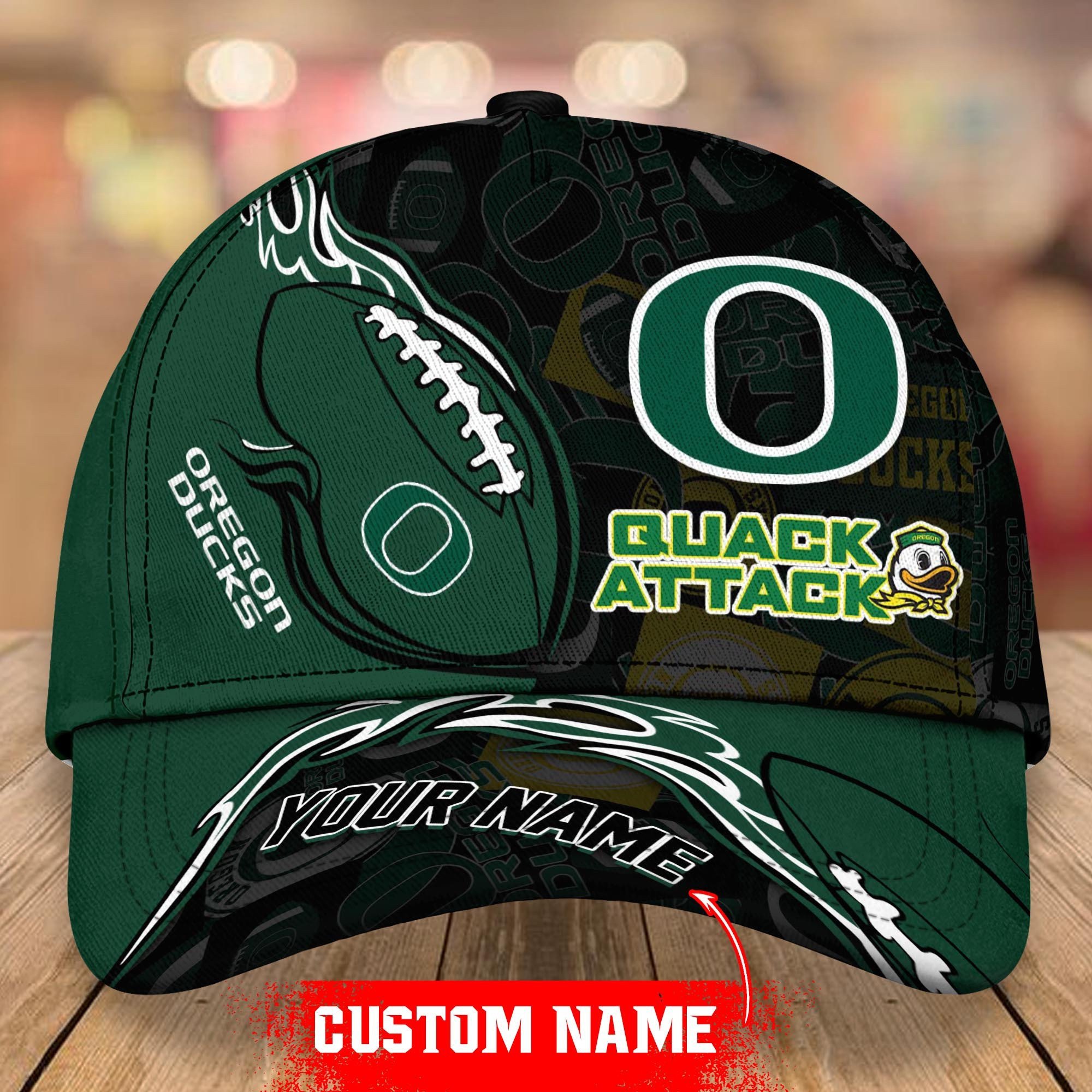 NCAA Oregon Ducks Personalized Cap Custom Name For Fan