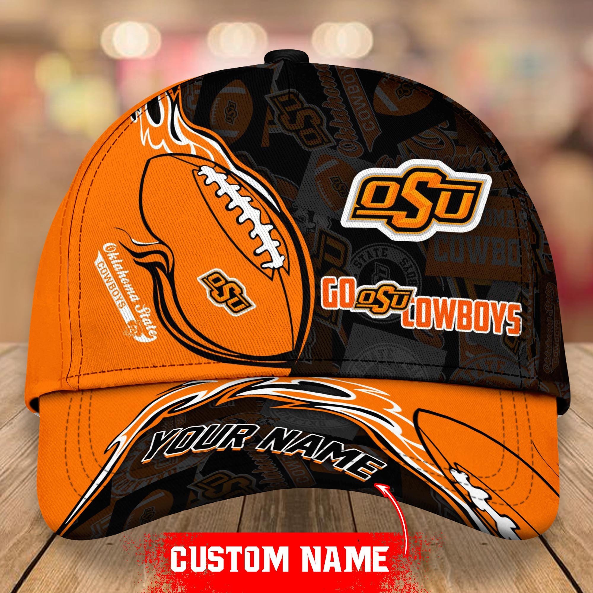 NCAA Wisconsin Badgers Personalized Cap Custom Name For Fan