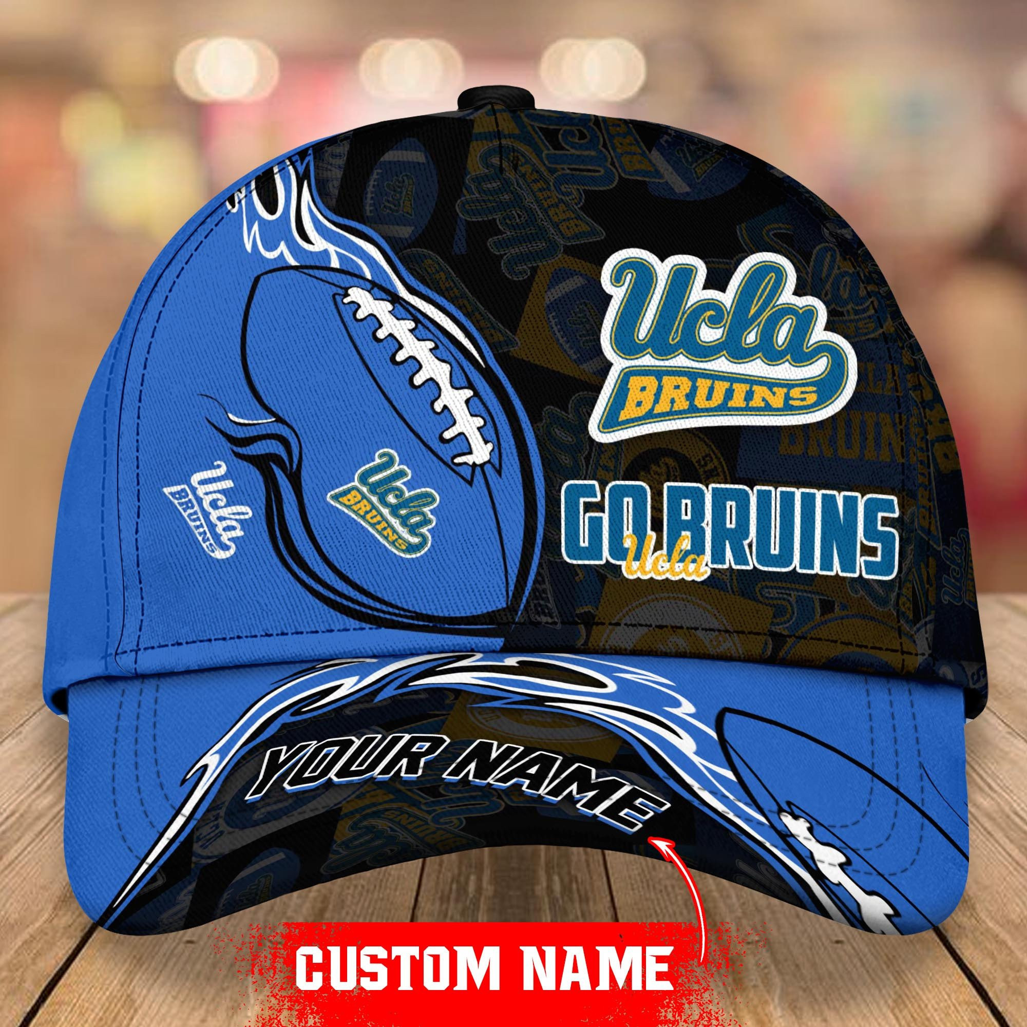 NCAA UCLA Bruins Personalized Cap Custom Name For Fan