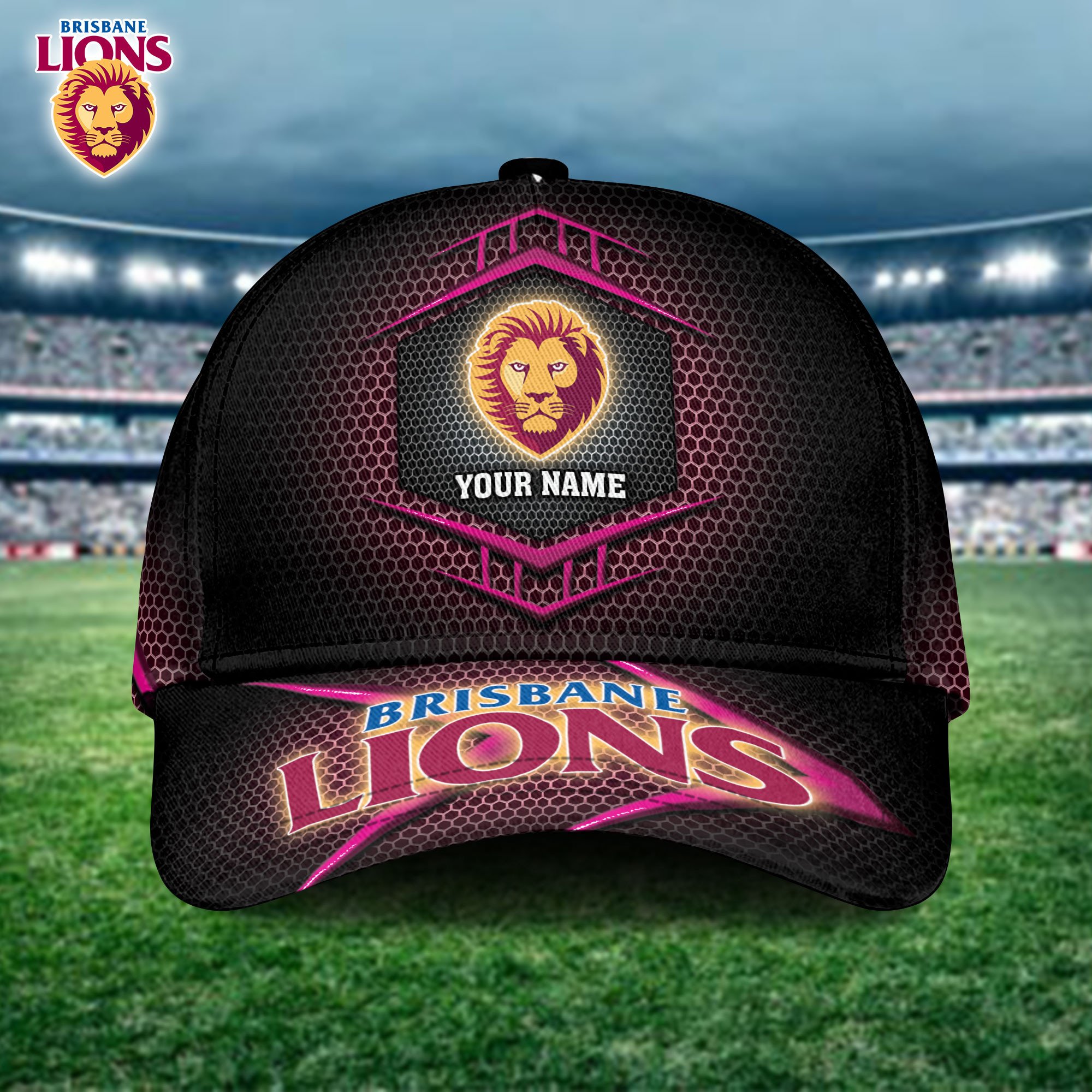 AFL Brisbane Lions Personalized Cap