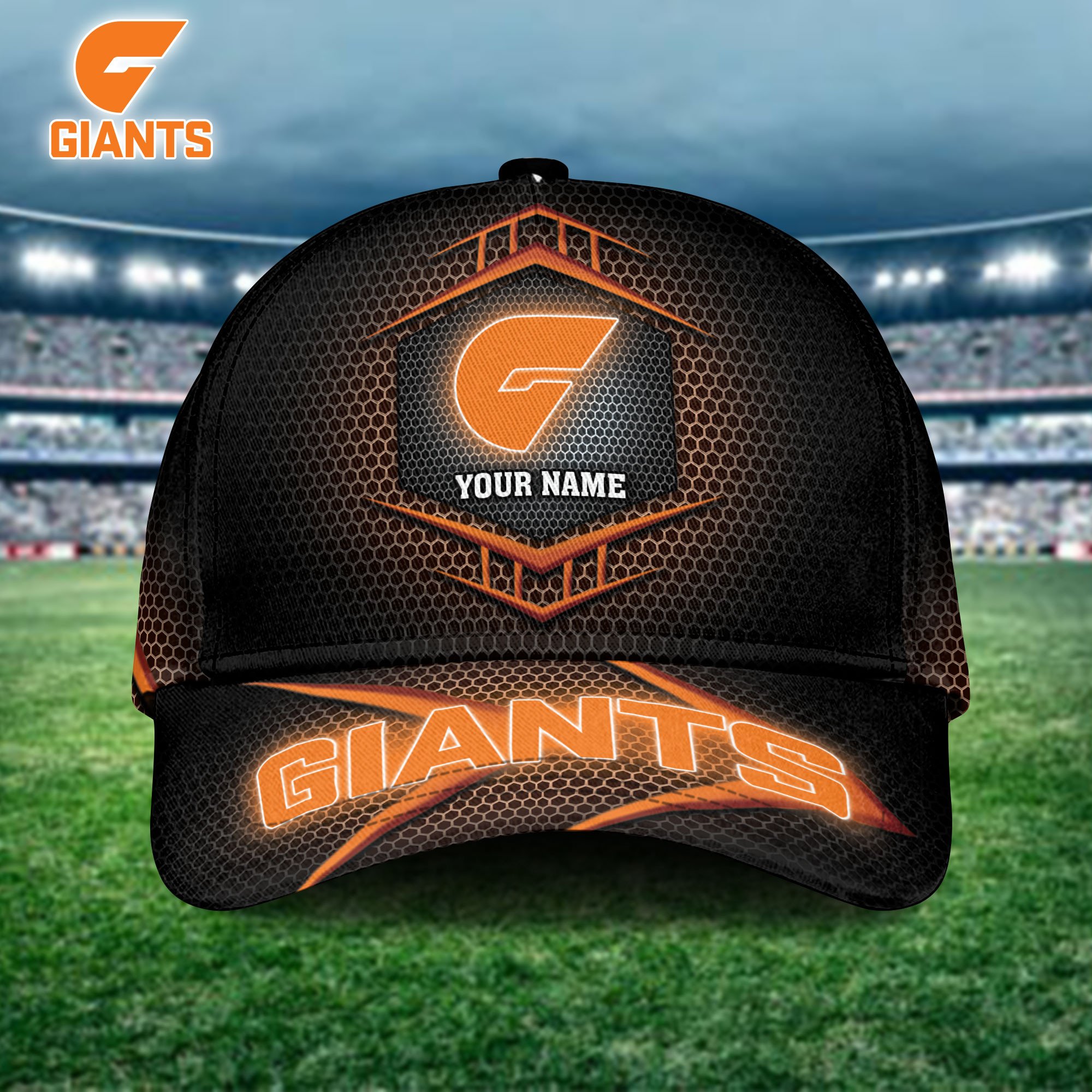AFL Giants Personalized Cap