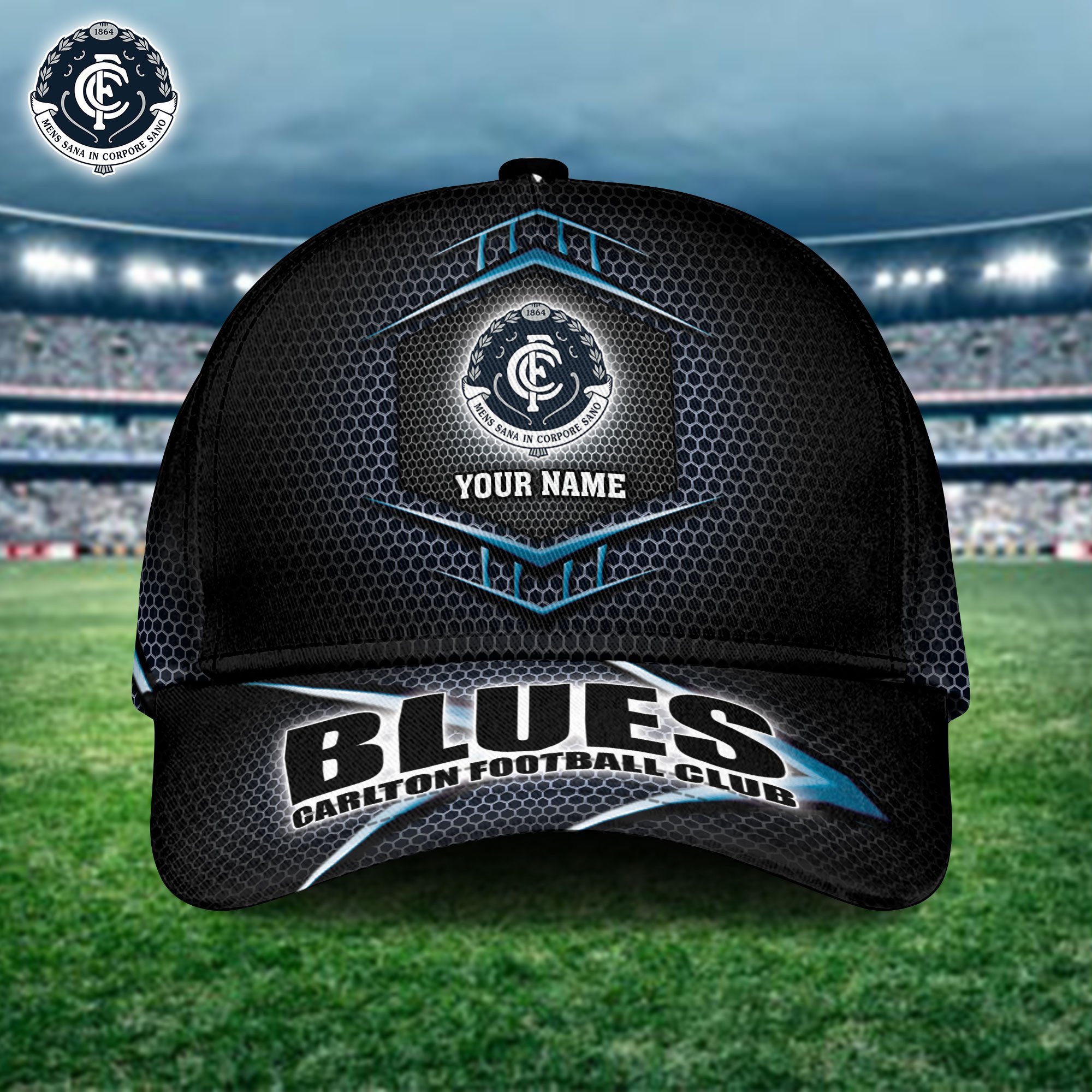AFL Blues Canyon Personalized Cap