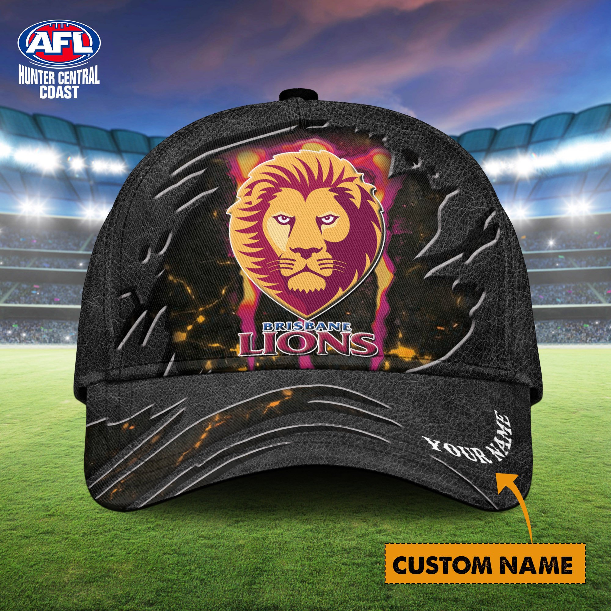 AFL Brisbane Lions Personalized Classic Cap For Fans