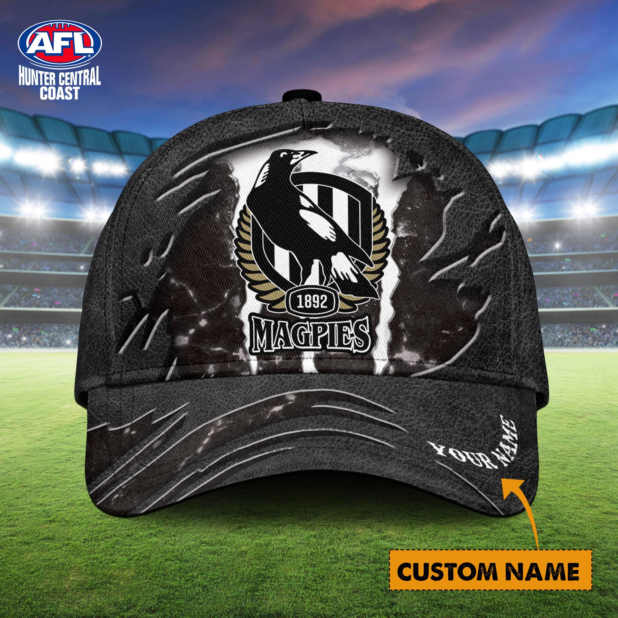 AFL Collingwood Personalized Classic Cap For Fans