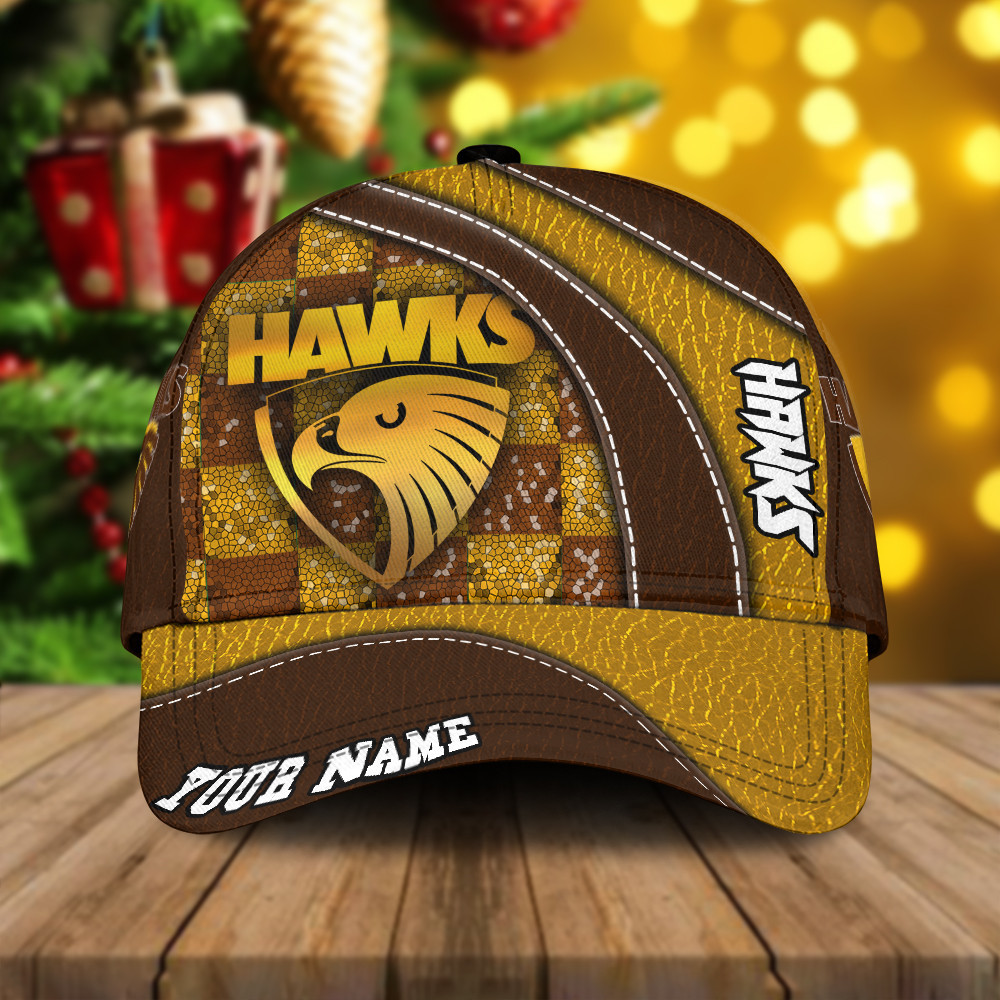 AFL New Personalized Hawthorn Classic 3D Cap For Fan