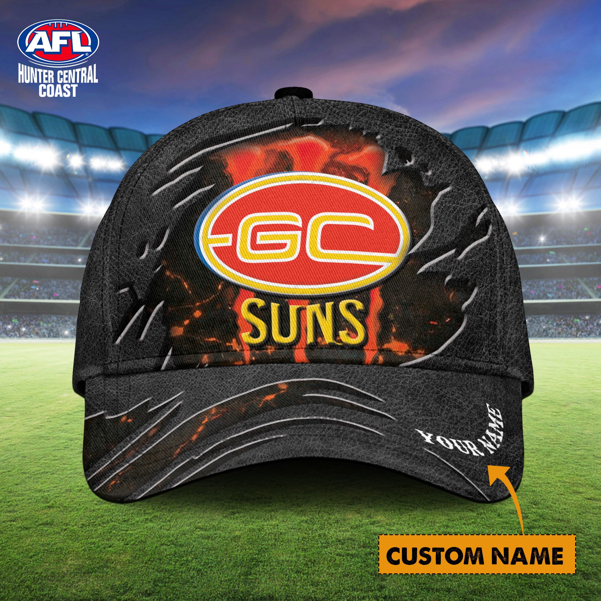 AFL Gold Coast Suns Personalized Classic Cap For Fans