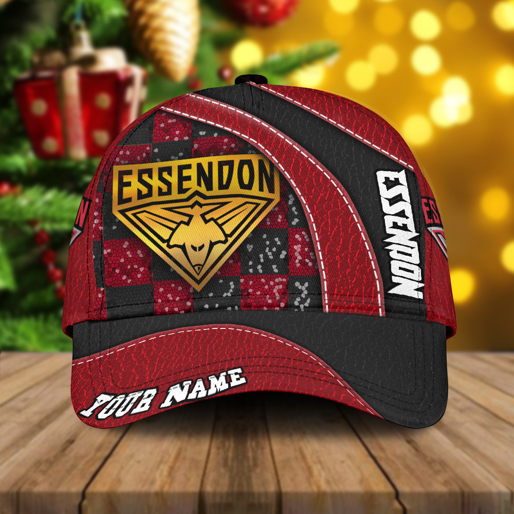 AFL New Personalized Essendon Classic 3D Cap For Fan