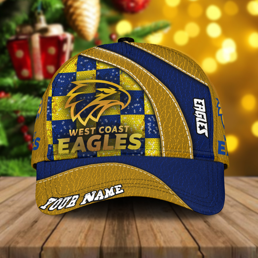 AFL New Personalized West Coast Eagles Classic 3D Cap For Fan
