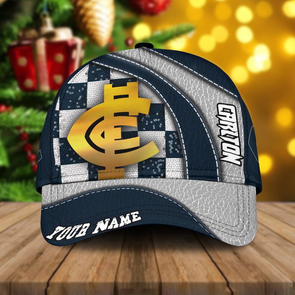 AFL New Personalized Carlton Classic 3D Cap For Fan