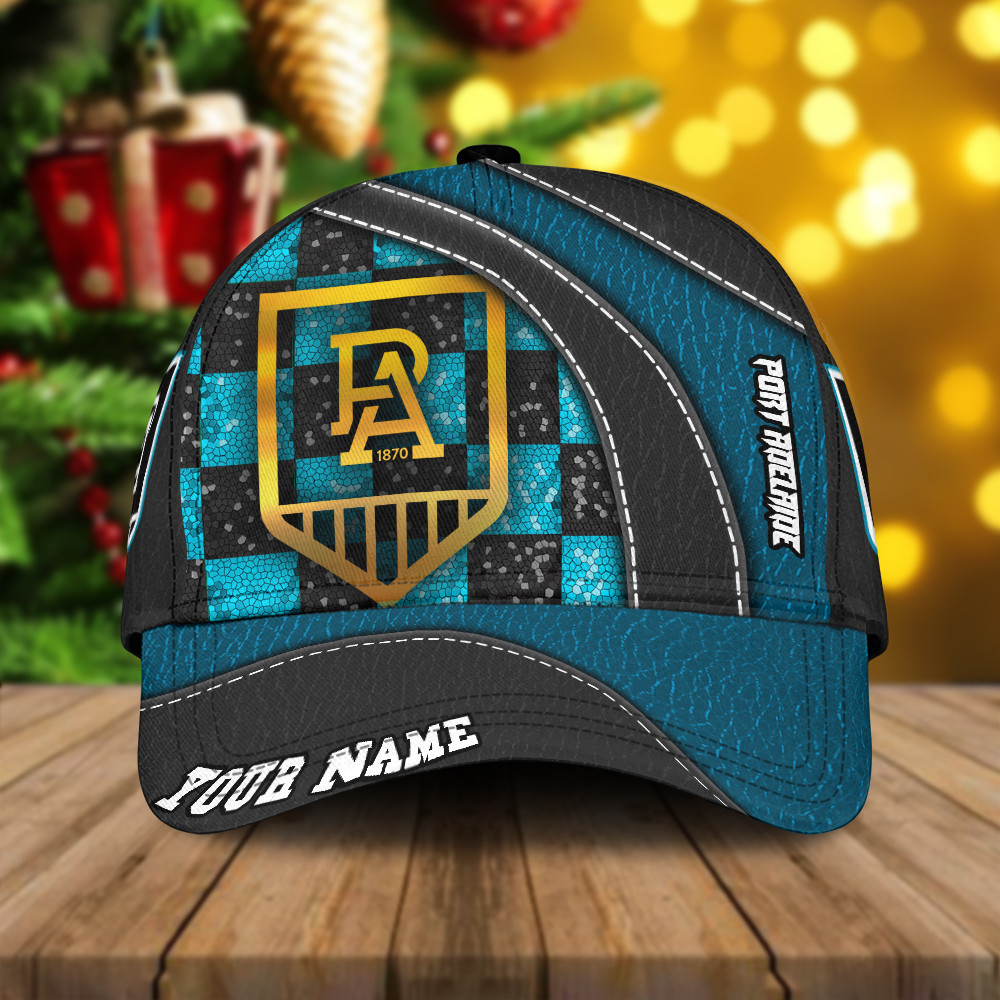 AFL New Personalized Port Adelaide Classic 3D Cap For Fan