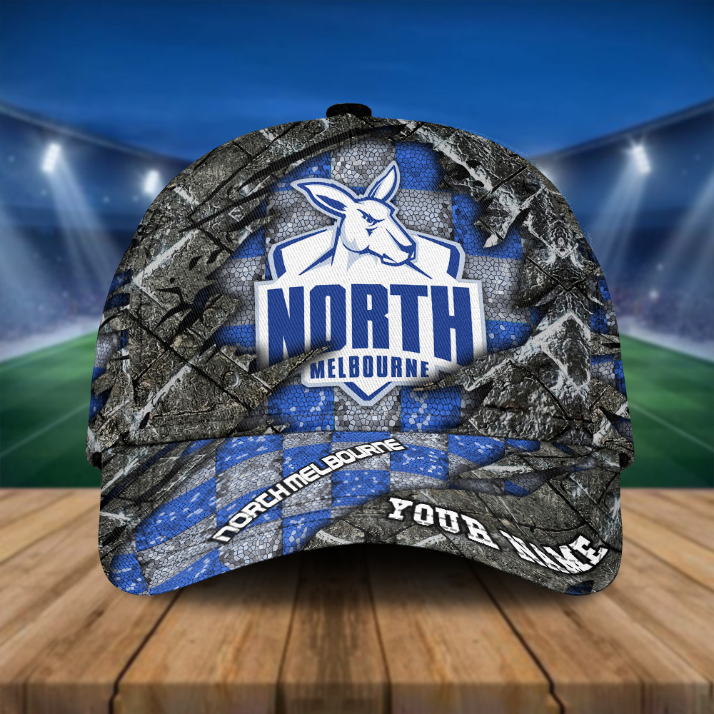AFL New Personalized North Melbourne 3D Classic Cap For Fan