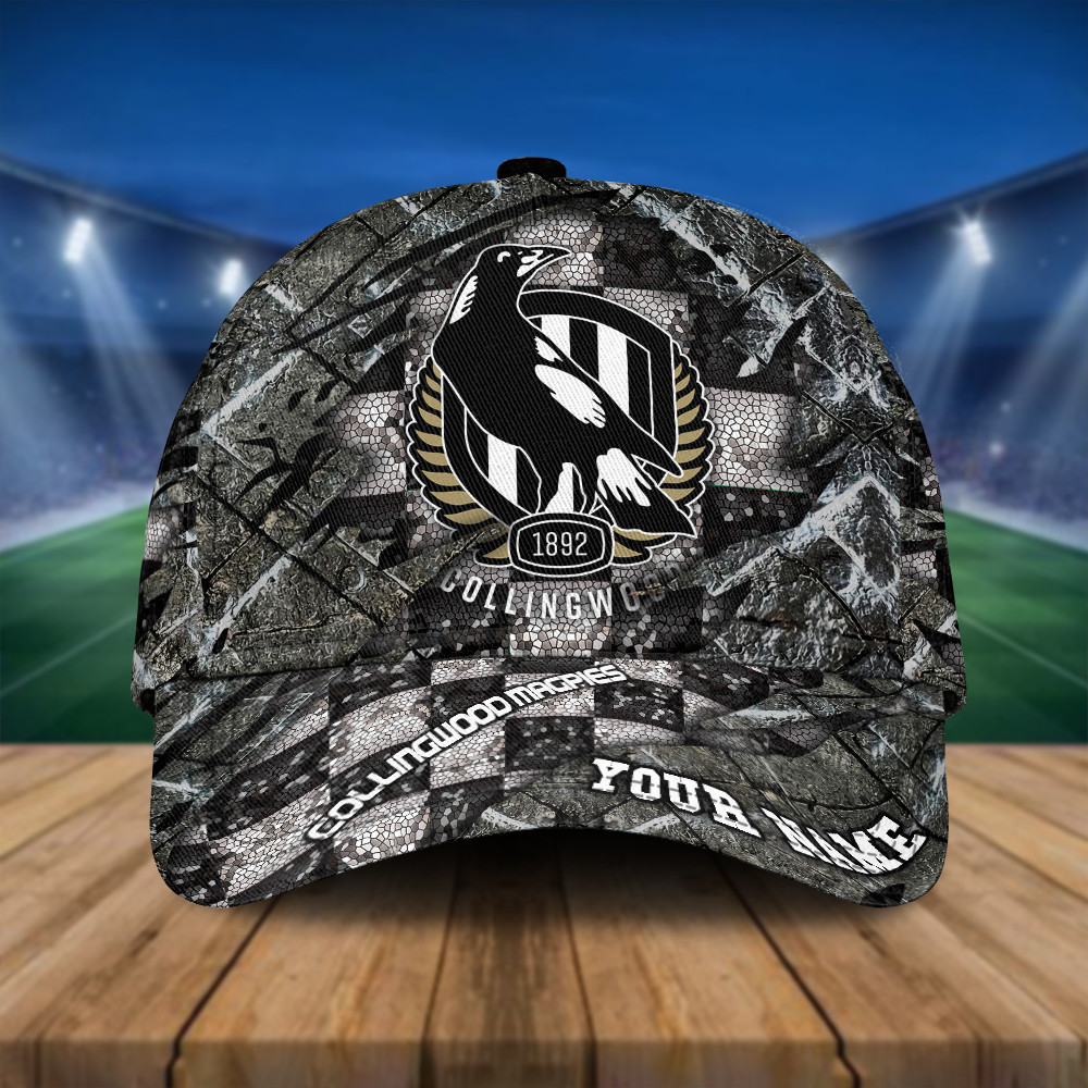 AFL New Personalized Collingwood 3D Classic Cap For Fan