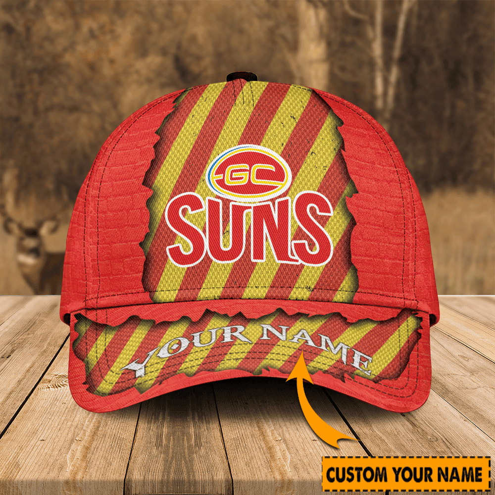 AFL Personalized Gold Coast SUNS Classic Cap For Fan