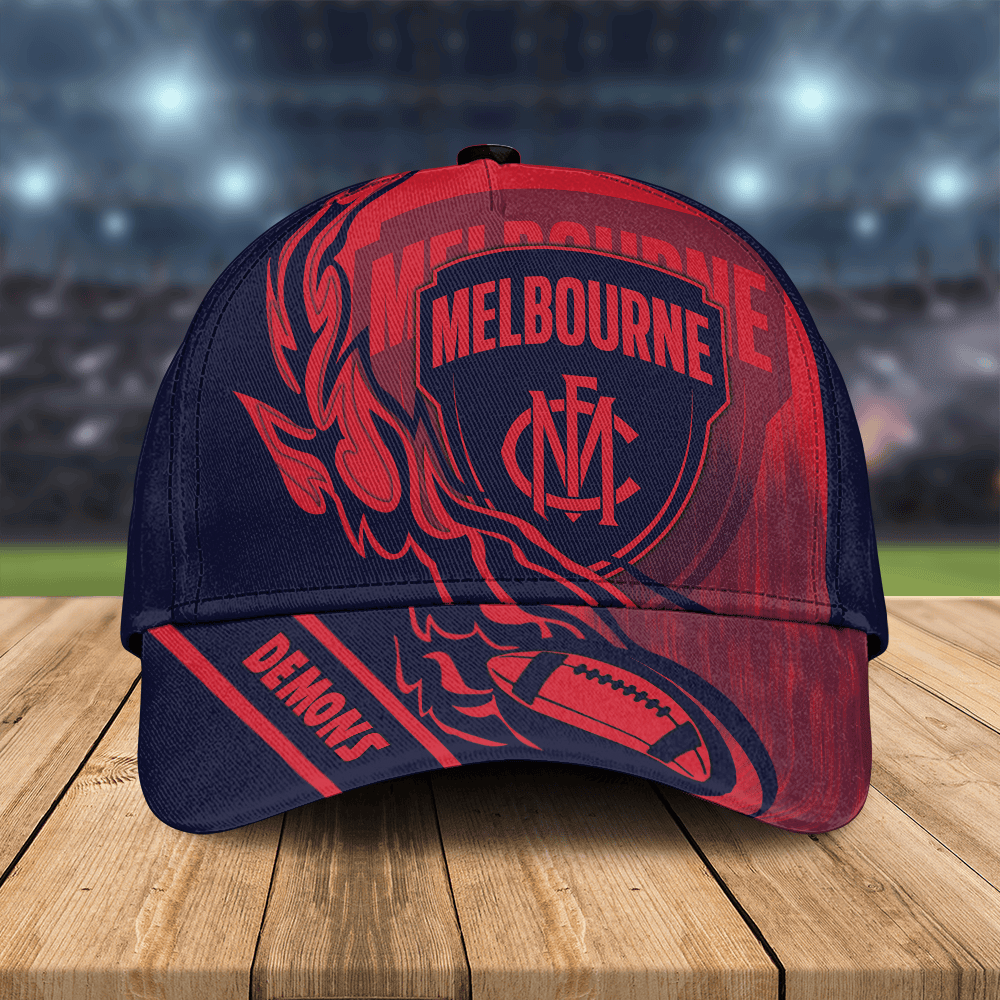 AFL Personalized Melbourne Classic Cap For Fan