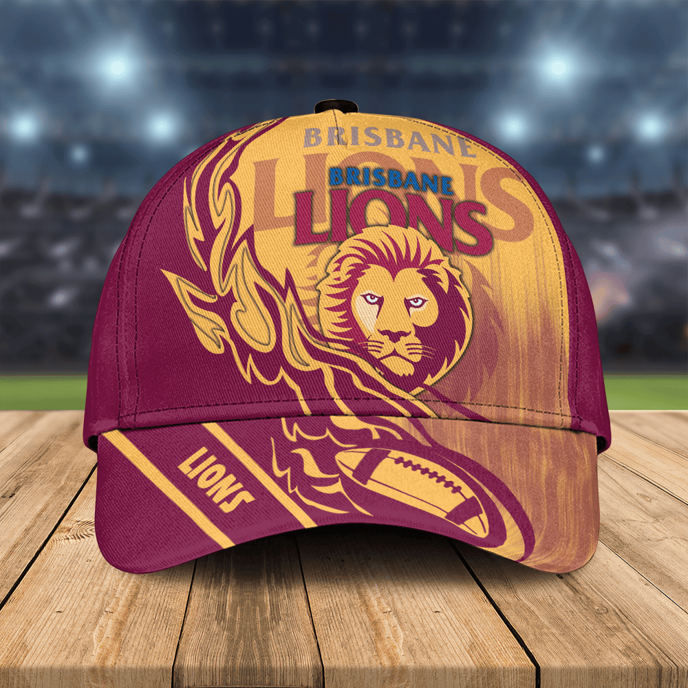 AFL Personalized Brisbane Lions Classic Cap For Fan